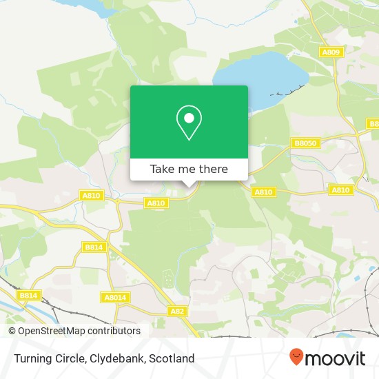 Turning Circle, Clydebank map