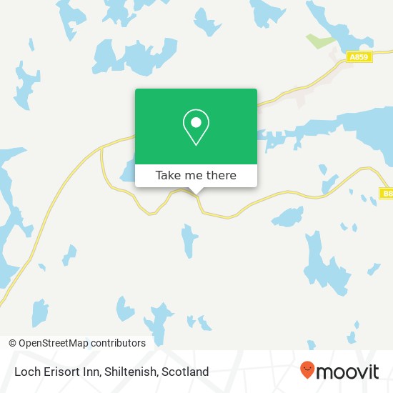 Loch Erisort Inn, Shiltenish map