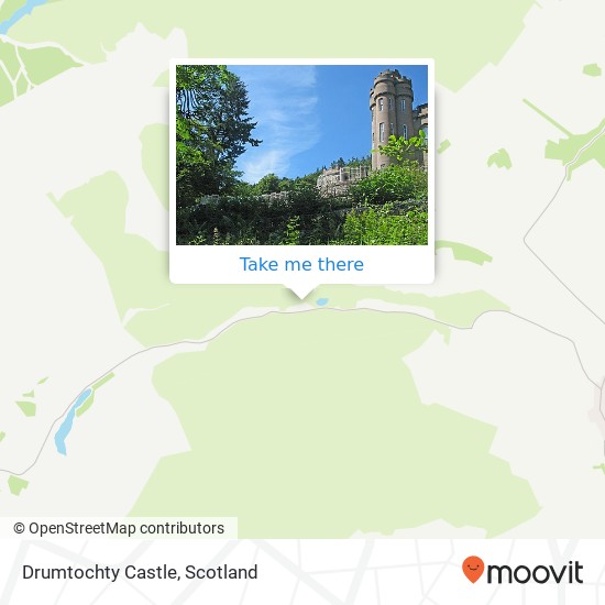 Drumtochty Castle map