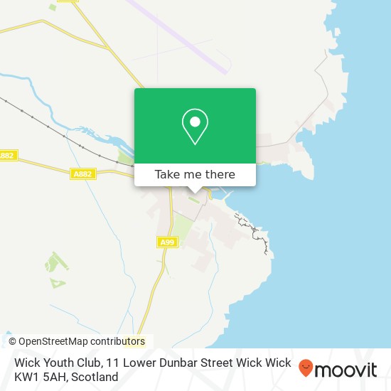 Wick Youth Club, 11 Lower Dunbar Street Wick Wick KW1 5AH map