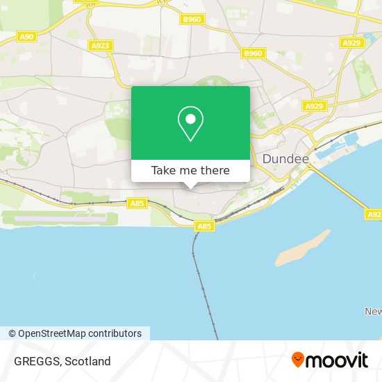 GREGGS map