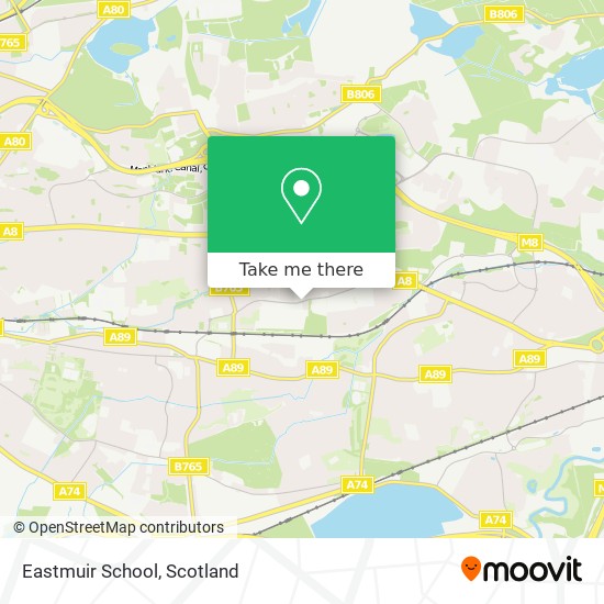 Eastmuir School map