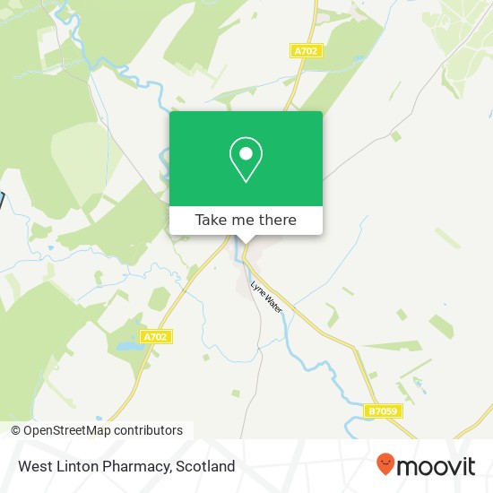 West Linton Pharmacy map