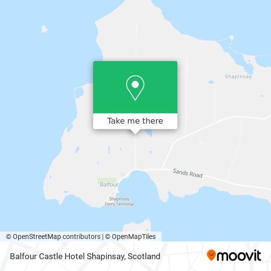Balfour Castle Hotel Shapinsay map