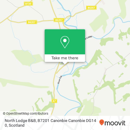 North Lodge B&B, B7201 Canonbie Canonbie DG14 0 map