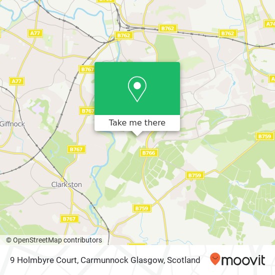 9 Holmbyre Court, Carmunnock Glasgow map