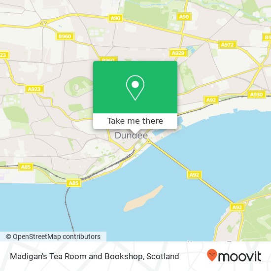 Madigan's Tea Room and Bookshop map