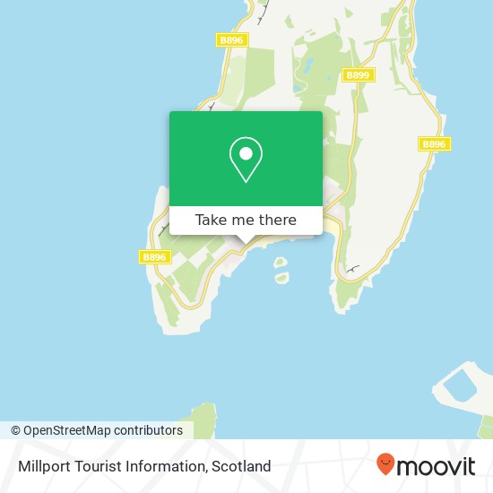 Millport Tourist Information map