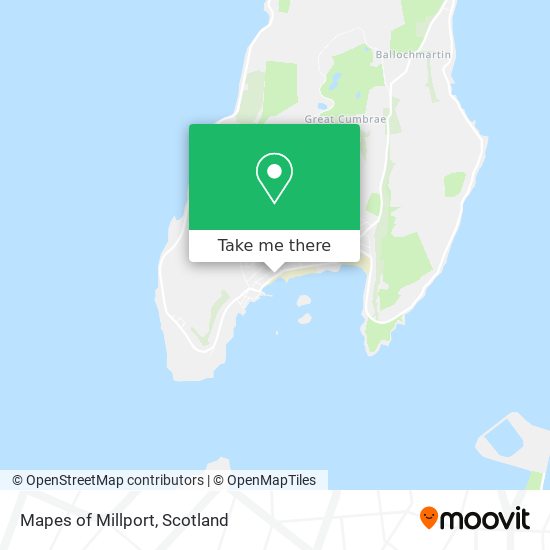 Mapes of Millport map