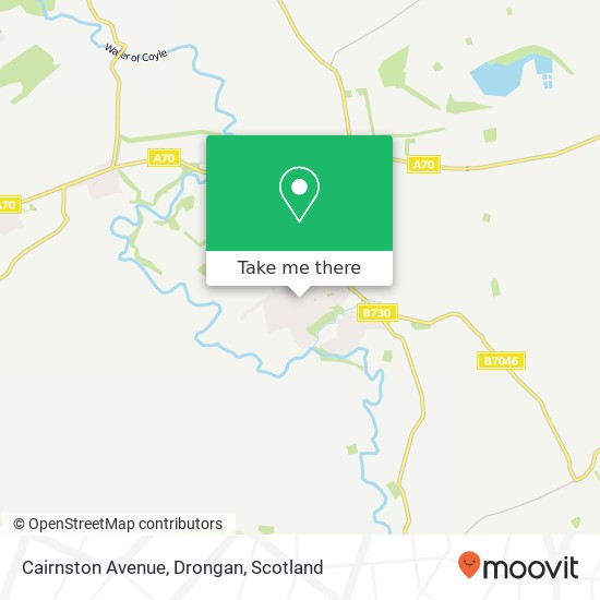 Cairnston Avenue, Drongan map