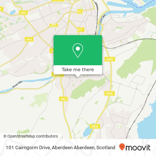 101 Cairngorm Drive, Aberdeen Aberdeen map