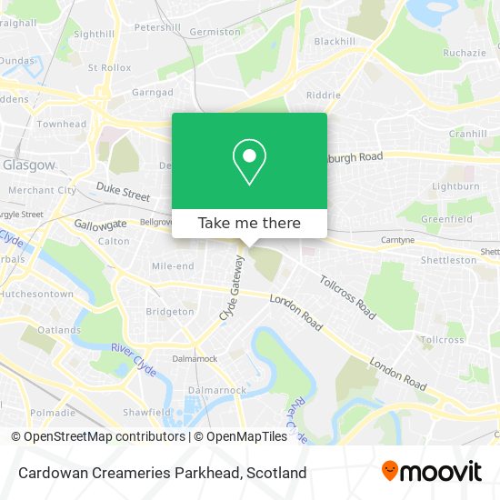 Cardowan Creameries Parkhead map