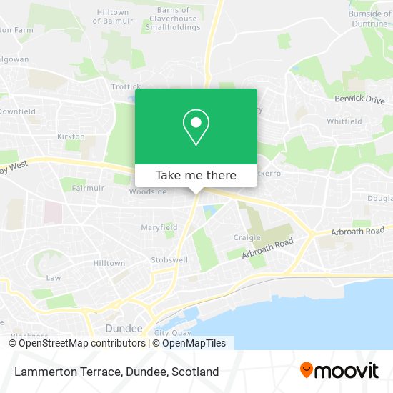 Lammerton Terrace, Dundee map