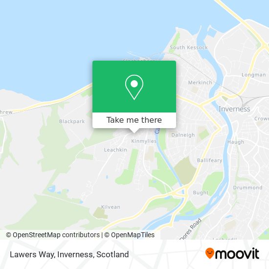 Lawers Way, Inverness map