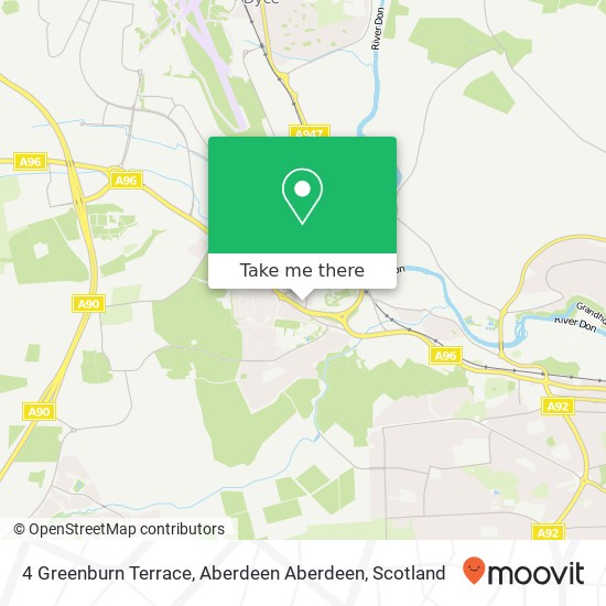 4 Greenburn Terrace, Aberdeen Aberdeen map