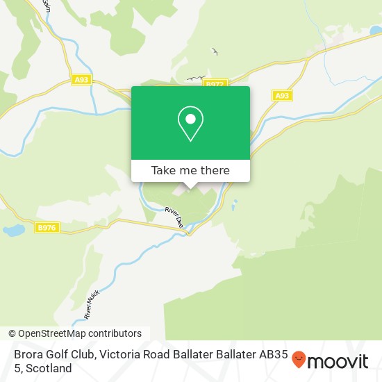 Brora Golf Club, Victoria Road Ballater Ballater AB35 5 map