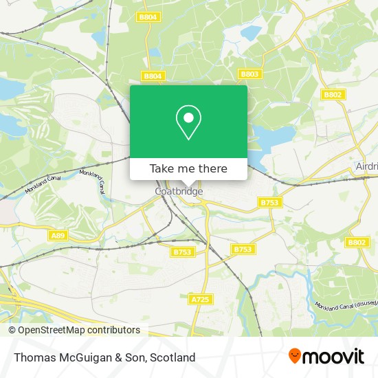 Thomas McGuigan & Son map