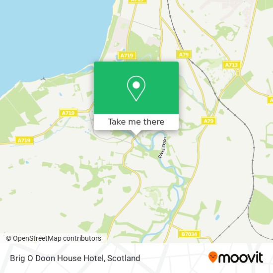 Brig O Doon House Hotel map