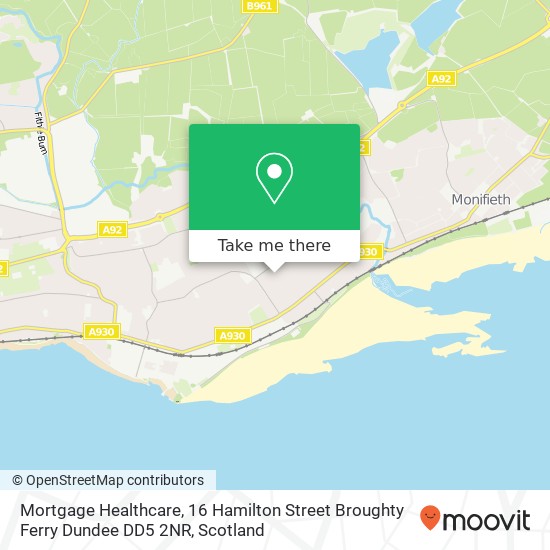 Mortgage Healthcare, 16 Hamilton Street Broughty Ferry Dundee DD5 2NR map