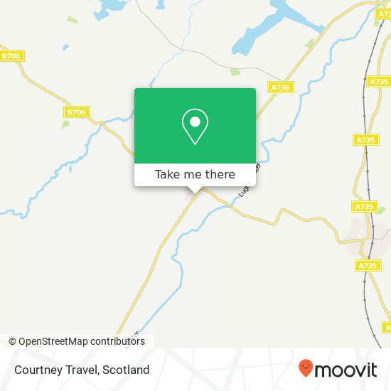 Courtney Travel map