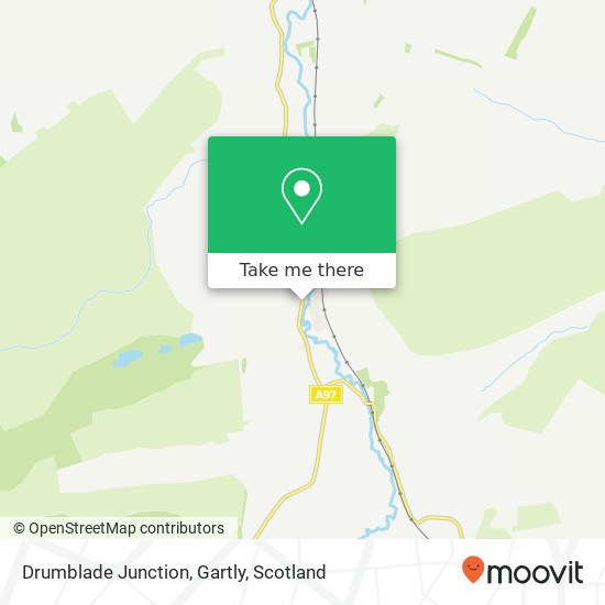 Drumblade Junction, Gartly map