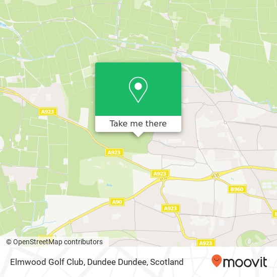 Elmwood Golf Club, Dundee Dundee map