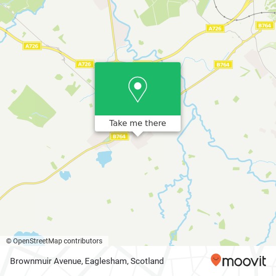 Brownmuir Avenue, Eaglesham map