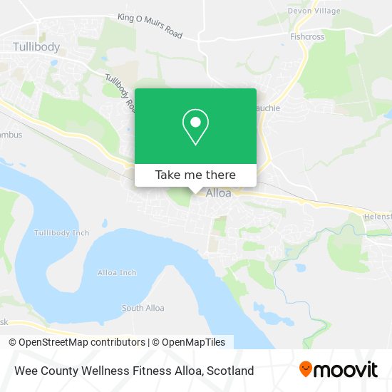 Wee County Wellness Fitness Alloa map