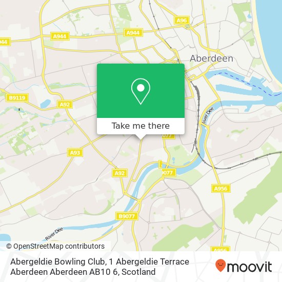 Abergeldie Bowling Club, 1 Abergeldie Terrace Aberdeen Aberdeen AB10 6 map