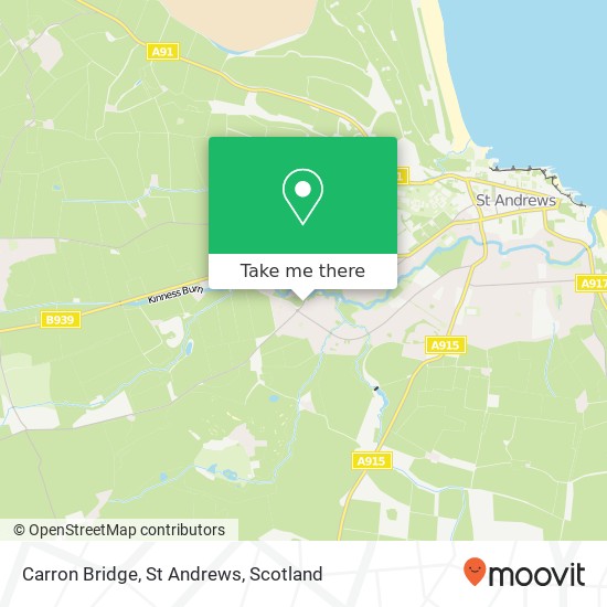 Carron Bridge, St Andrews map