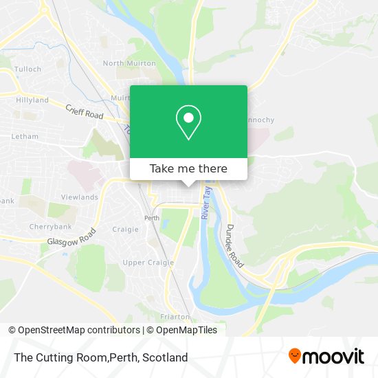 The Cutting Room,Perth map