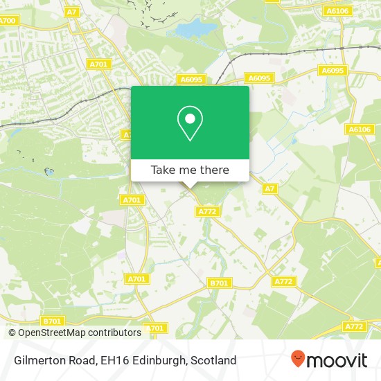 Gilmerton Road, EH16 Edinburgh map