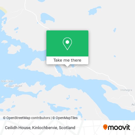 Ceilidh House, Kinlochbervie map