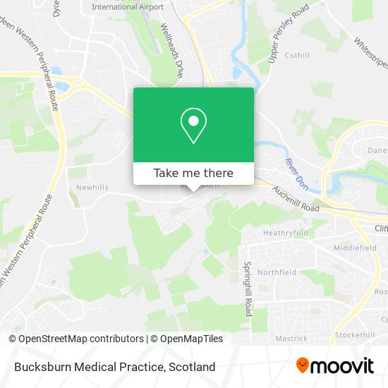 Bucksburn Medical Practice map