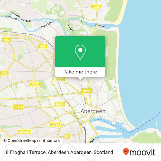 8 Froghall Terrace, Aberdeen Aberdeen map