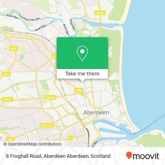 8 Froghall Road, Aberdeen Aberdeen map