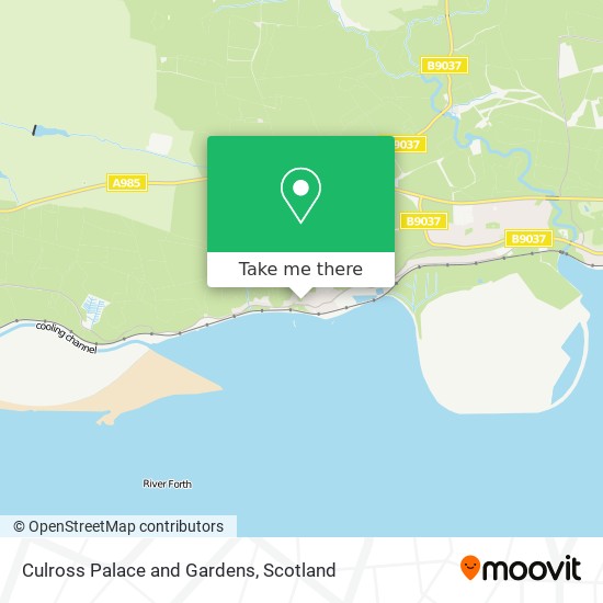 Culross Palace and Gardens map