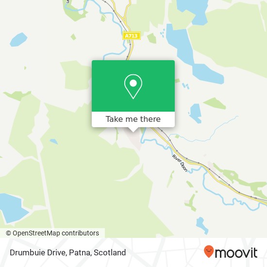 Drumbuie Drive, Patna map