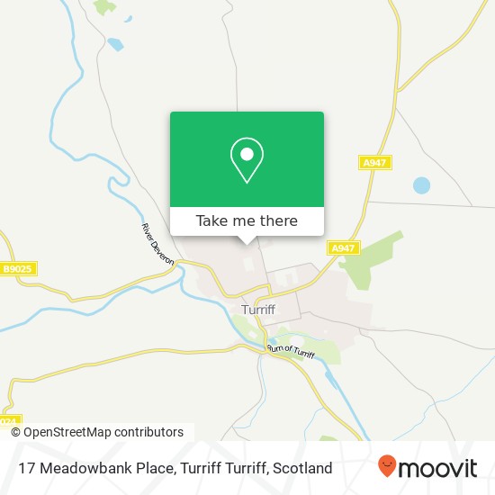 17 Meadowbank Place, Turriff Turriff map