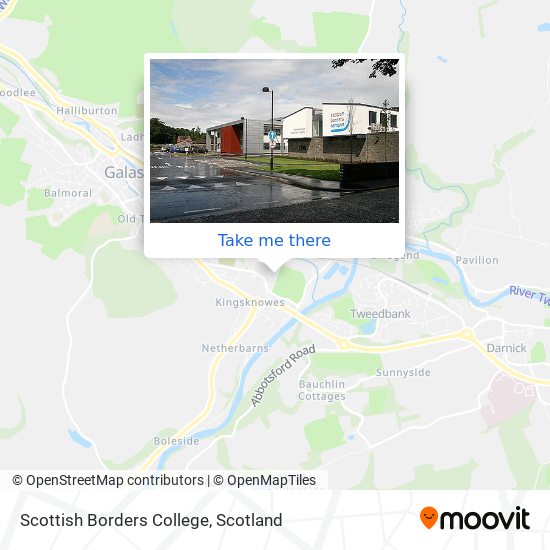 Scottish Borders College map
