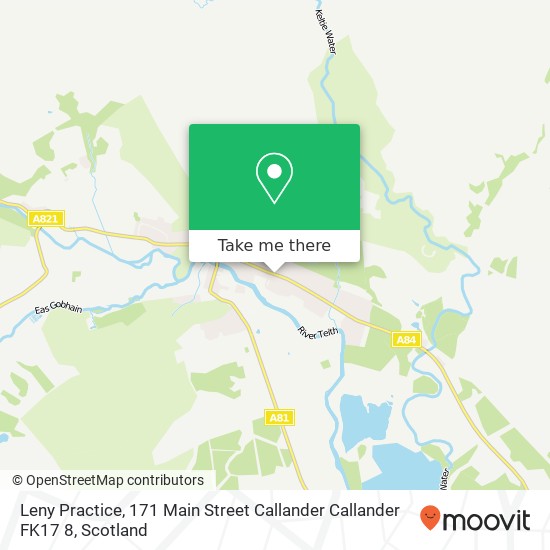 Leny Practice, 171 Main Street Callander Callander FK17 8 map