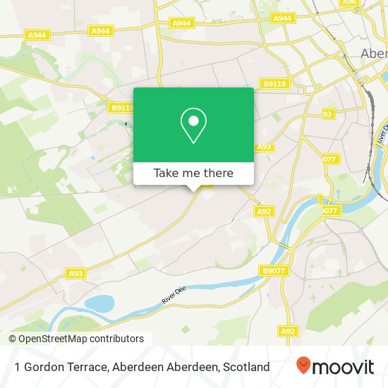 1 Gordon Terrace, Aberdeen Aberdeen map