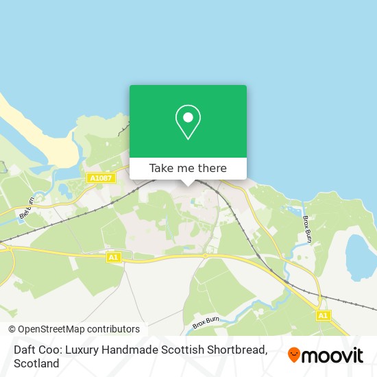 Daft Coo: Luxury Handmade Scottish Shortbread map