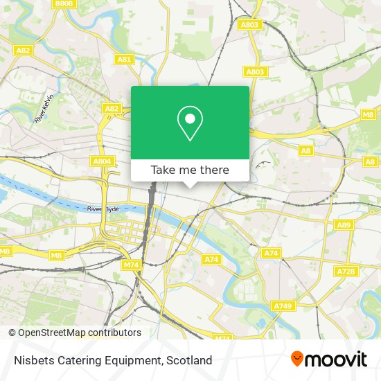 Nisbets Catering Equipment map