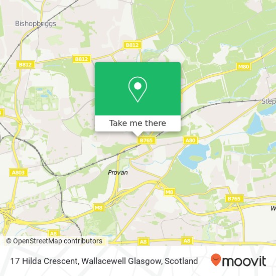 17 Hilda Crescent, Wallacewell Glasgow map