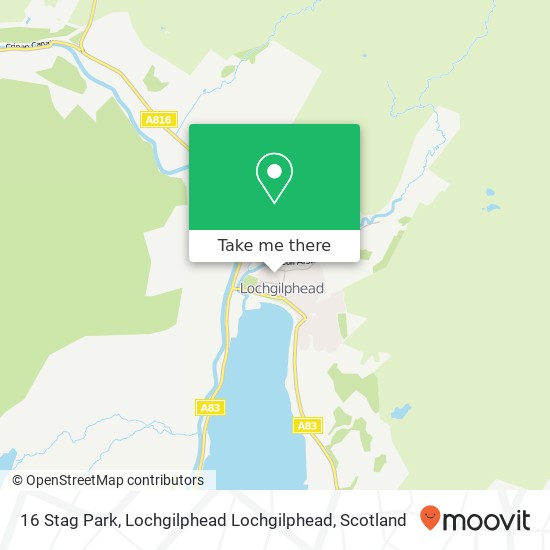 16 Stag Park, Lochgilphead Lochgilphead map