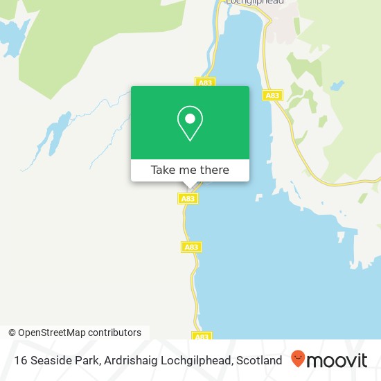 16 Seaside Park, Ardrishaig Lochgilphead map