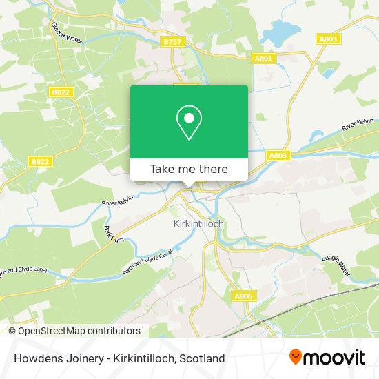 Howdens Joinery - Kirkintilloch map