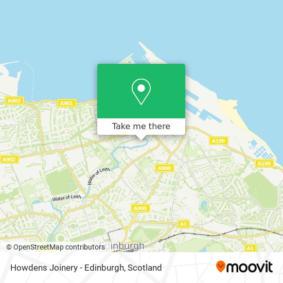 Howdens Joinery - Edinburgh map