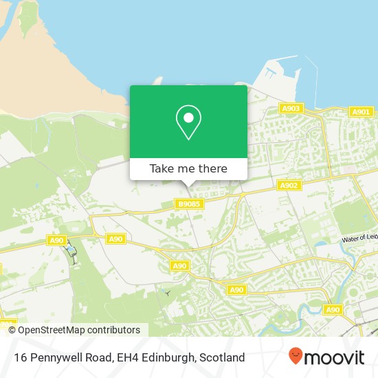 16 Pennywell Road, EH4 Edinburgh map